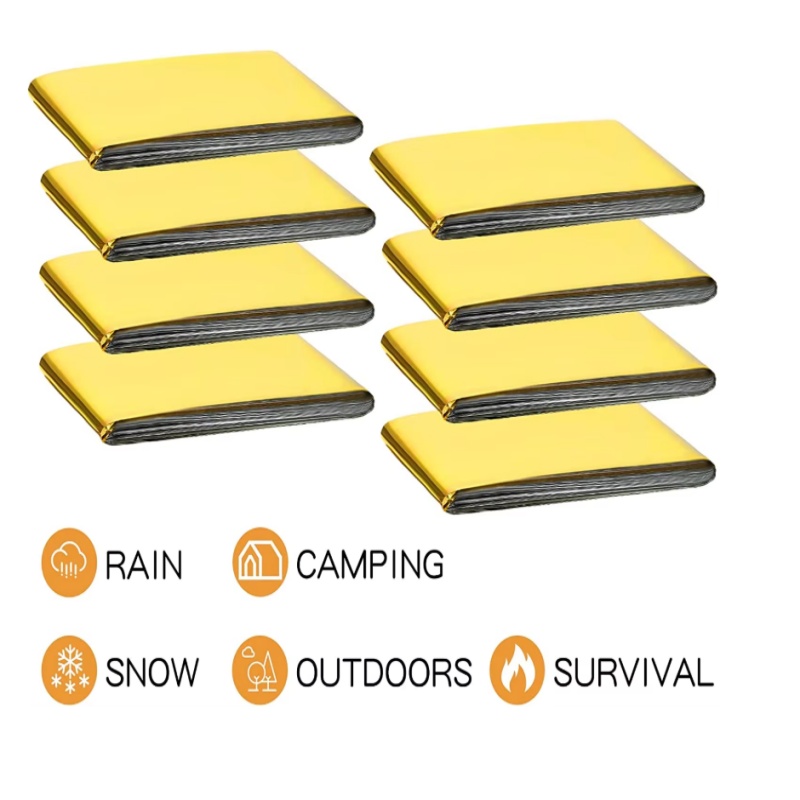 130×210cm Gold Mylar Survival  - đánh giá và giá Survival Blanket Reflective