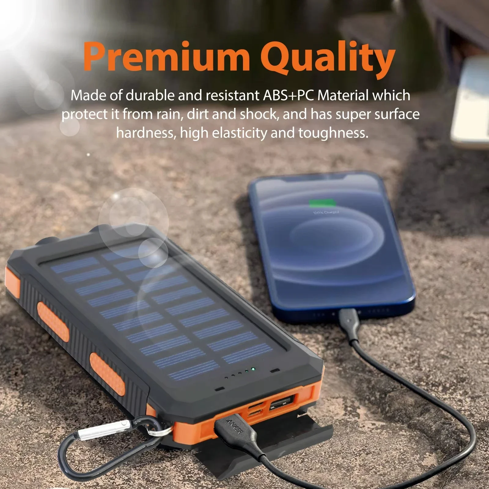 Pin sạc dự phòng năng lượng mặ - đánh giá và giá Solar Emergency Charger