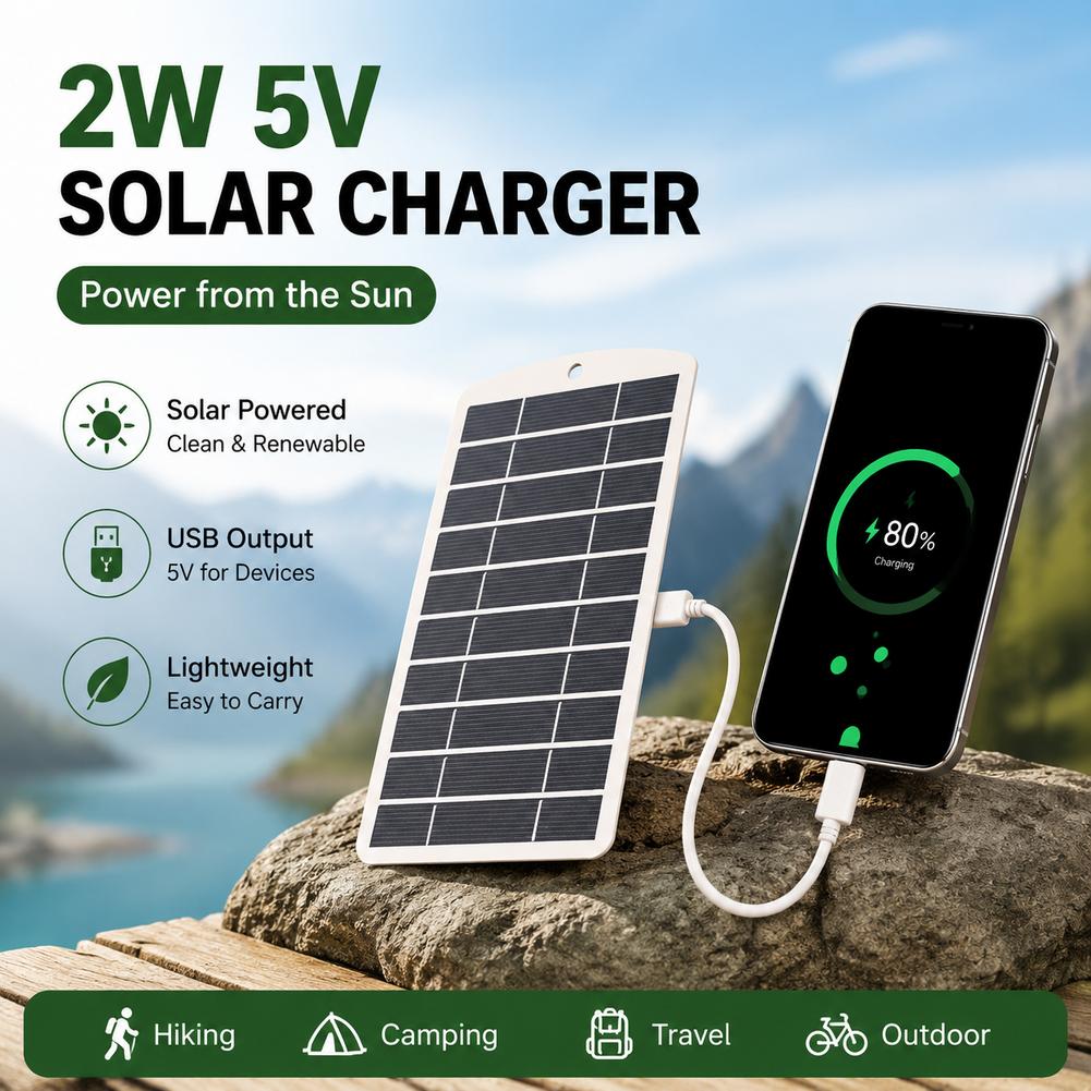 Portable USB Solar Panel Charg - đánh giá và giá Solar Emergency Charger